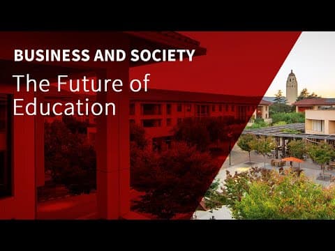 Daniel Schwartz, Dean, Stanford Graduate School of Education: The Future of Education thumbnail