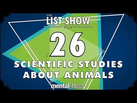 26 Scientific Studies about Animals - mental_floss List Show Ep. 444 thumbnail