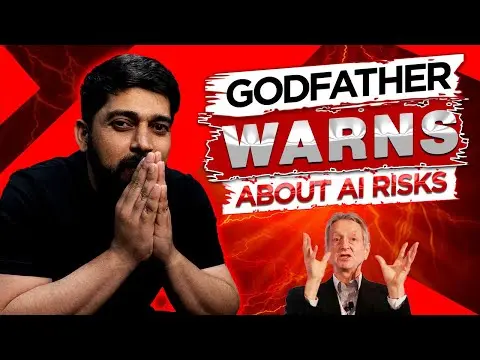 God Father of AI warns about AI risks thumbnail