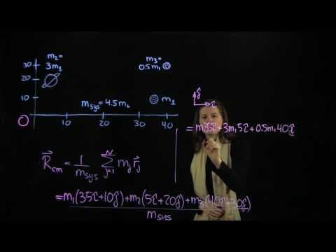 17.2 Worked Example - Center of Mass of 3 Objects thumbnail