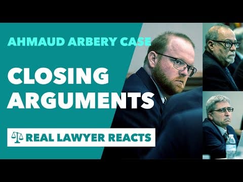 LIVE: Ahmaud Arbery Trial | Closing arguments thumbnail