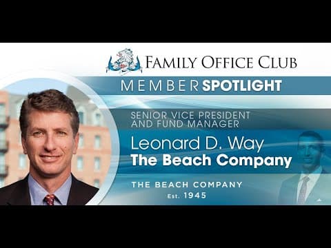 Member Spotlight Interview with Leonard D. Way from The Beach Company thumbnail
