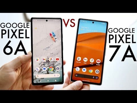 Google Pixel 7A Vs Google Pixel 6A! (Comparison) (Review) thumbnail