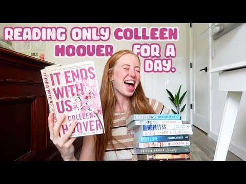 Reading as many Colleen Hoover books as I can in a day thumbnail