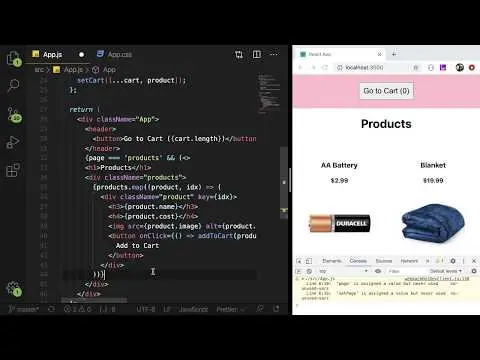 Live Coding a Shopping Cart using React thumbnail