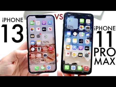 iPhone 13 Vs iPhone 11 Pro Max In 2024! (Comparison) (Review) thumbnail