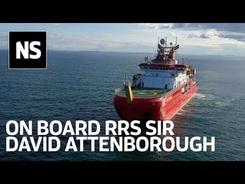 On board RRS Sir David Attenborough as it prepares for Antarctic trip thumbnail