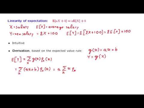 L05.11 Linearity of Expectations thumbnail