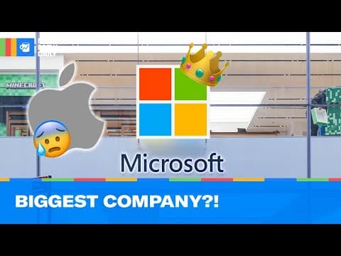 Did Microsoft Overtake Apple As the Most VALUABLE US Company!? thumbnail