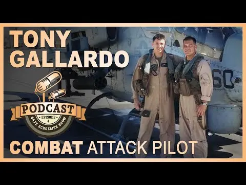 Nate Schoemer Show | Episode 4 - Tony Gallardo | Marine Combat Attack Pilot thumbnail