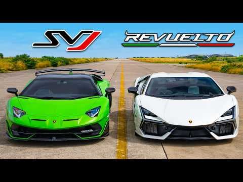 Lamborghini Revuelto vs Aventador SVJ: Which is Faster? thumbnail