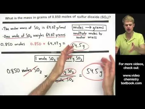 Converting Between Grams and Moles (Part 2) thumbnail