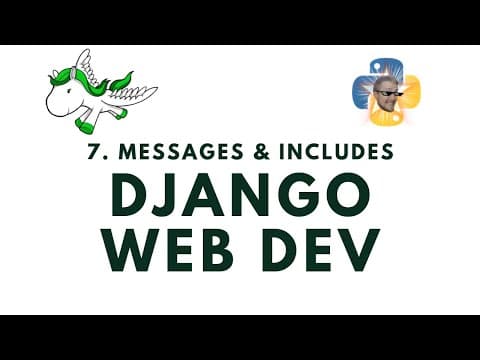 Messages and Includes - Django Web Development with Python p.7 thumbnail