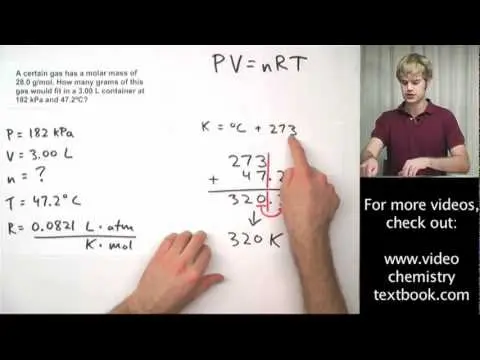 Ideal Gas Law Practice Problems with Molar Mass thumbnail