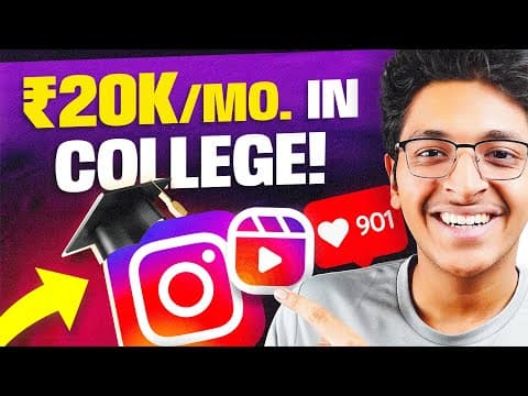 Easiest Business Idea for Students with 0 Investment!🔥 Earn 10-20K/mon Easily thumbnail
