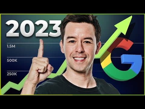 SEO in 2023: My NEW Strategy for Google Traffic! thumbnail