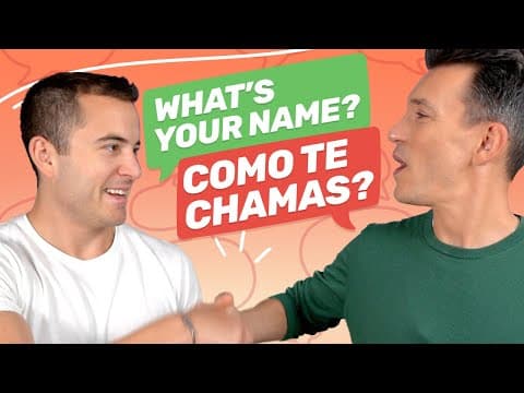 Who Are You? 🙇♂️ | Greetings | Learn European Portuguese thumbnail