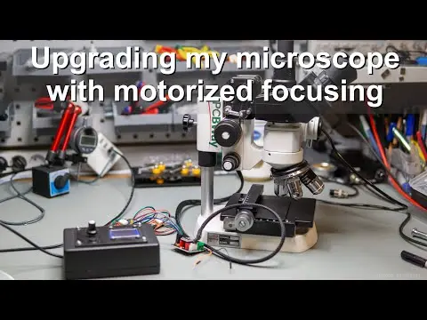 Stepper motor driven focusing on my metallurgical microscope thumbnail
