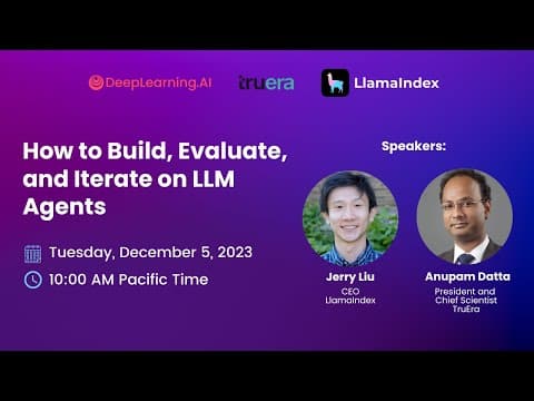 How to Build and Evaluate LLM Agents Effectively thumbnail