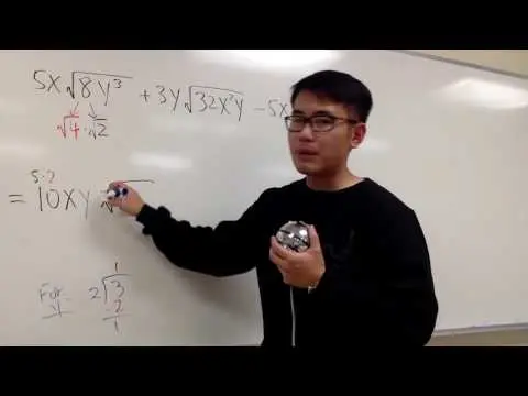 How to Simplify and Combine Radical Expressions thumbnail