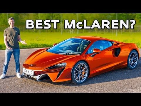 McLaren Artura review with 0-60mph, 1/4-mile & drift TEST! thumbnail