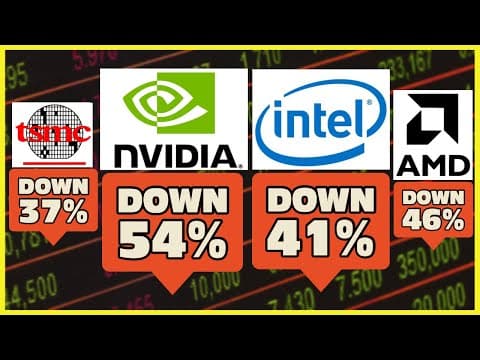 Chip Stock CRASH | Is It Time To BUY TSM NVDA INTC AMD & QCOM? thumbnail