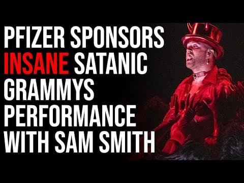 Pfizer Sponsors Insane Satanic GRAMMYs Performance With Non-Binary Singer thumbnail