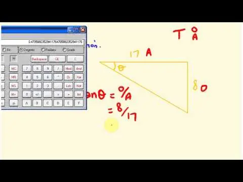 Sin Cos Tan - Basic Trigonometry - Working unknown angles thumbnail