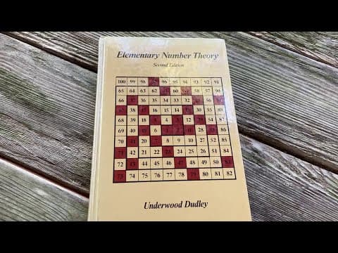 Elementary Number Theory by Underwood Dudley thumbnail