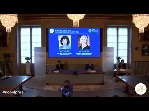 Announcement of the 2020 Nobel Prize in Chemistry thumbnail