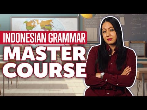 How to Master Indonesian Grammar Quickly thumbnail