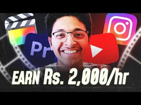 How to Earn Rs. 2,000/hr as a Video Editor thumbnail