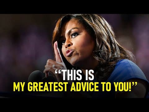 Michelle Obama's Life Advice Will Leave You SPEECHLESS (MUST WATCH) thumbnail
