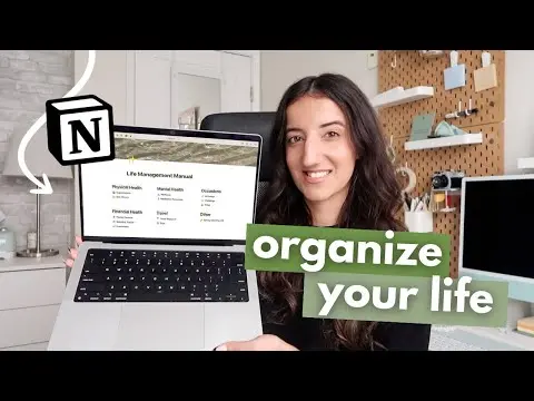 organize your life with NOTION (step-by-step tutorial for beginners) thumbnail