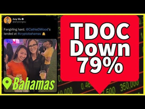 Teladoc Health (TDOC) Stock Crashes - Cathie Wood Parties In The Bahamas ... thumbnail