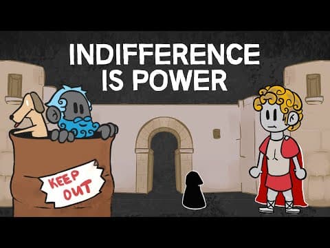 Why Indifference is Power | Priceless Benefits of Being Indifferent thumbnail