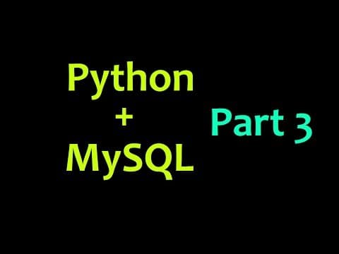 How to Update and Delete Data in MySQL with Python thumbnail
