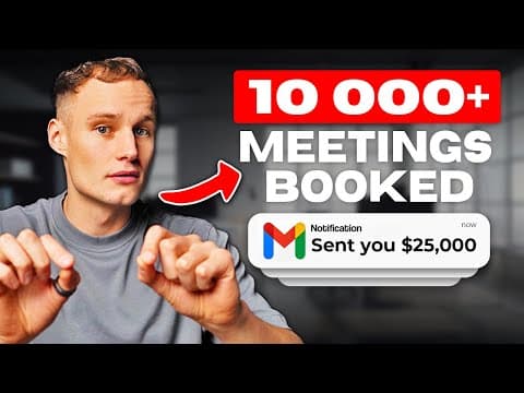 Best SMMA Cold Email Template 2024 (10,000+ Meetings Booked) thumbnail