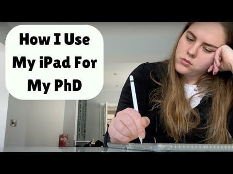 10 Ways I Use My iPad as a Computer Science PhD Student thumbnail