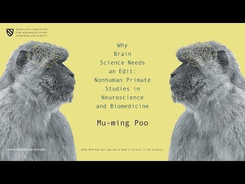 Why Brain Science Needs an Edit | Mu-ming Poo || Radcliffe Institute thumbnail