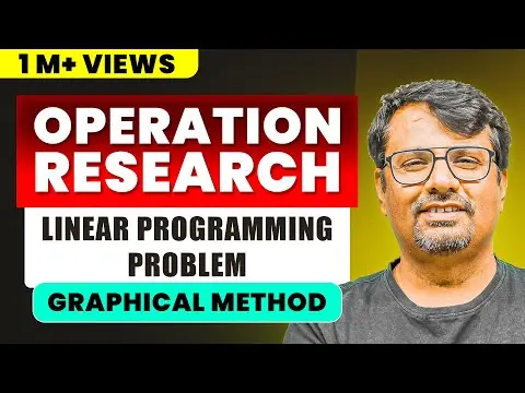 Operation Research | Linear Programming Graphical Method | Problems thumbnail