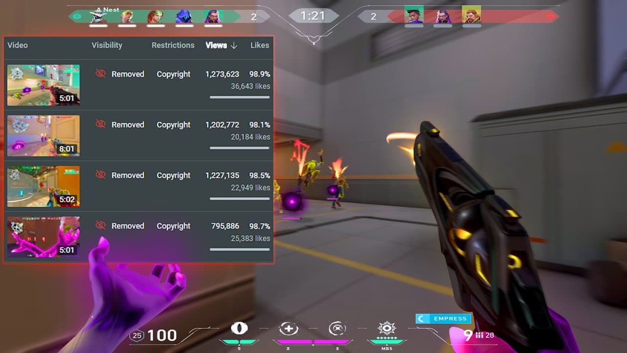 YouTube video player