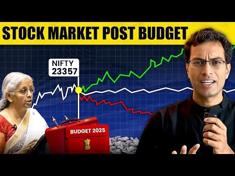 Market FALLS despite a GOOD budget | US Tariff war & More pain ahead? thumbnail