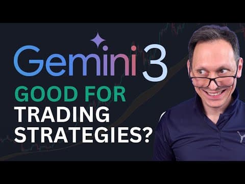 NEW GEMINI 3 AI Good For TradingView Strategies? (watch ASAP) thumbnail