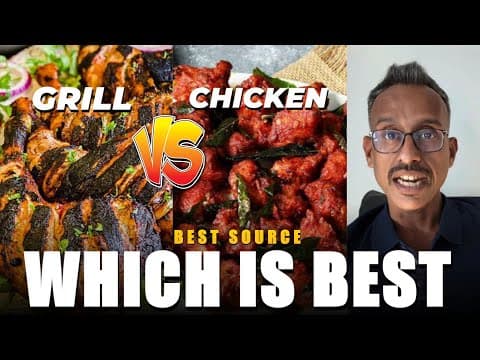 grill chicken 🍗 is best source of protein ? thumbnail
