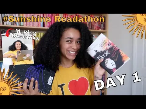 How to Make Funny Booktoks + Finishing a Book | #SunshineReadathon Day 1 thumbnail
