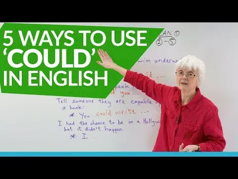 How to Use the Auxiliary Verb 'Could' in English thumbnail
