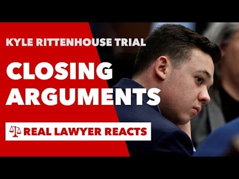 LIVE Kyle Rittenhouse - Closing Arguments thumbnail