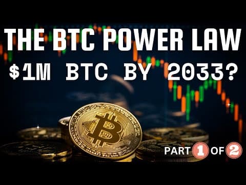 The BTC Power Law: $1m BTC by 2033? Part 1 of 2 thumbnail