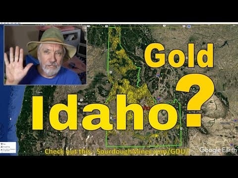 Where Can I Find Gold In Idaho? (USGS MRDS gold map survey) thumbnail